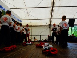 Csabacsüdön bemutatóztak a kick-boxosok