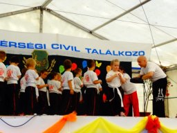 Csabacsüdön bemutatóztak a kick-boxosok