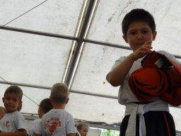 Csabacsüdön bemutatóztak a kick-boxosok