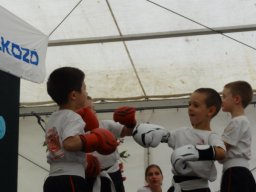 Csabacsüdön bemutatóztak a kick-boxosok