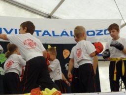 Csabacsüdön bemutatóztak a kick-boxosok